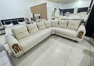 divan modelleri 2021: Yeni, Künc divan, Qonaq otağı üçün, Açılmayan — 3