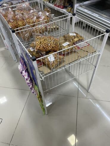 Mağaza arabaları: 3 ədədi 80 manata Metal məftil səbət vitrinlər - Məhsul tipi — 3