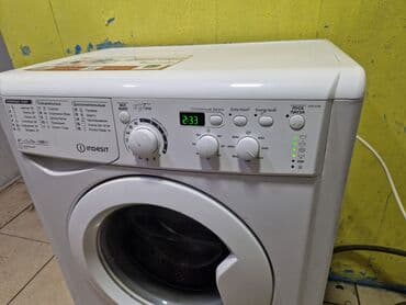двигатель для стиральной машины: Стиральная машина Indesit, 6 кг, Б/у, Автомат, Есть сушка, Нет кредита, Платная доставка — 3
