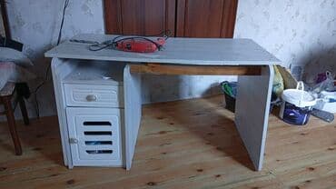 Магазинная мебель на заказ: Прямой стол, С полками, С выдвижными ящиками, Азербайджан, Дерево at lalafo.az — 1 Магазинная мебель на заказ: Прямой стол, С полками, С выдвижными ящиками, Азербайджан, Дерево — 1