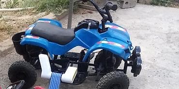 atv bike: Uşaq üçün mini ATV (dördtəkərli) - Rəng: mavi - Kompakt ölçülü — 2