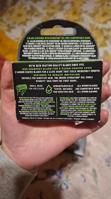 Wilkinson Sword Hydro 3 – 3 bıçaqlı nəmləndirici təraş sistemi — 5