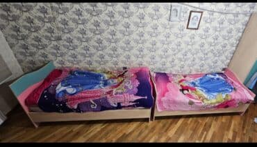 taxta gəncə: Qız üçün, 2 təknəfərlik çarpayı, Dolab — 1