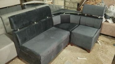 divan şəkilləri: Künc divan, Nabuk, Bazasız, Açılmayan — 1