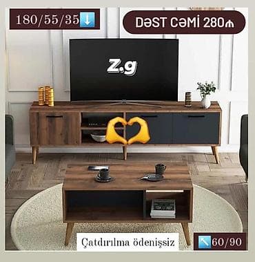 açilan stol: Yeni, Jurnal masası, TV stend — 1