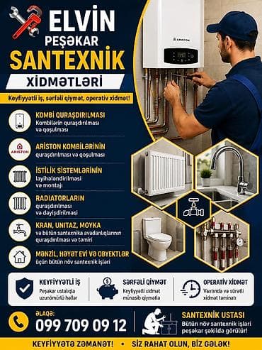 santexnik ustasi ehmedli: Santexnik ustası tələb olunur, Növbəli qrafik — 1