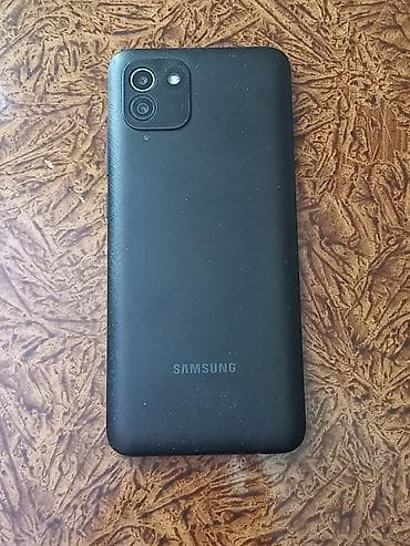 Samsung Galaxy A03, 64 ГБ, цвет - Черный, Две SIM карты at lalafo.az Samsung Galaxy A03, 64 ГБ, цвет - Черный, Две SIM карты