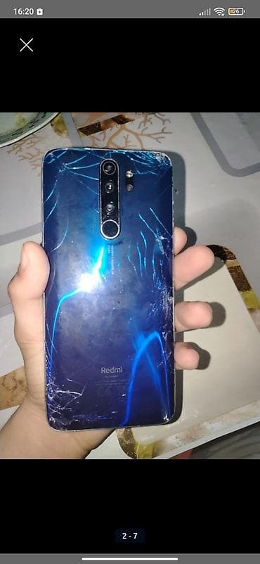 kalonka barter: Redmi Turbo 4 Pro, 512 GB, rəng - Göy, Qırıq — 1