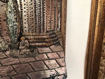 heykəl şəkilləri: Sənətkar barelyefi Brunel Preciosi d'Autore barelyefi — 3