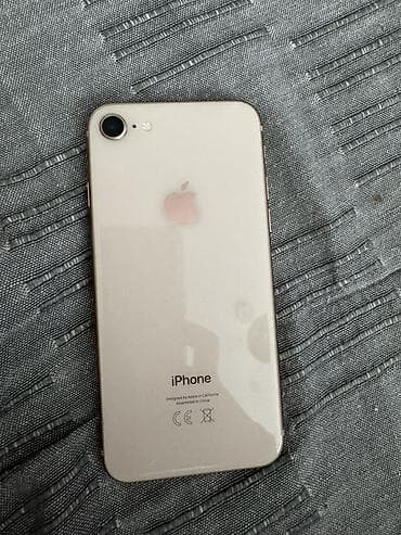 note 14 pro: IPhone 8, 64 GB, Qızılı, Barmaq izi — 2