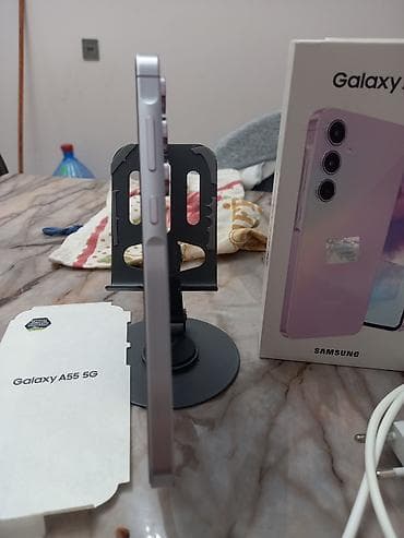 narda internet: Samsung Galaxy A55 5G, 256 GB, rəng - Bənövşəyi, İki sim kartlı — 4