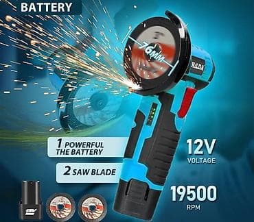 Akkumulyatorlu bucaqlı daşlayıcı (portable angle grinder) -