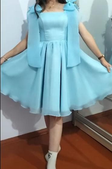 Ev və bağ: ​Zərif Mavi Rəngli Ziyafət Donu – Yeni kimi! ​Təsvir:Son zəng üçün — 1