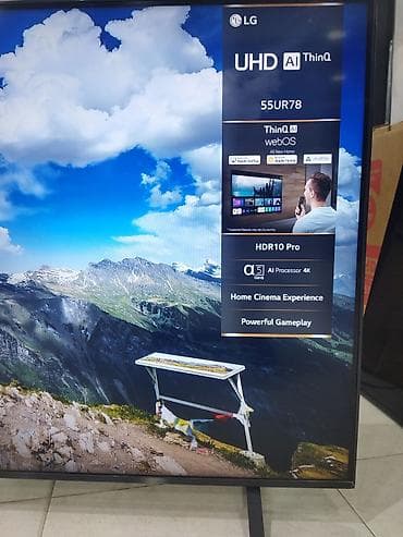 DVD və Blu-ray pleyerlər: İşlənmiş Televizor LG LED ekran 55" 4K (3840x2160), Ödənişli çatdırılma — 2