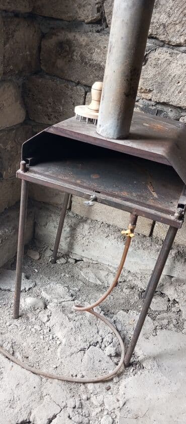 электрическая печка: Qazla işləyən metal soba/mini fırın - Material: qalın metal korpus — 1