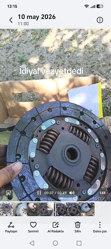 Avtomobil üçün tam komplekt debriyaj dəsti Tərkibi: - Volan — 2