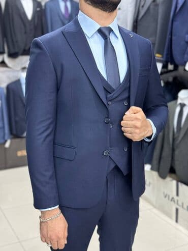 kisi kostyumlari satisi: Kişi kostyum dəstləri - Klassik və modern kəsimlər: ikicərgəli — 6