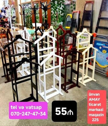 kahve makinesi: Taxta paltar asılqanı/valet stendi - Material: möhkəm ağac - Rənglər — 6