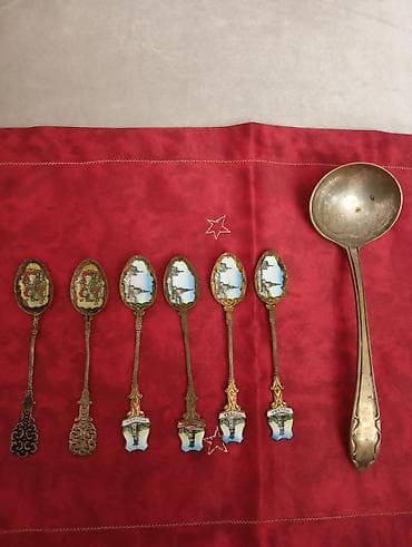 Velosiped ehtiyyat hissələri: Riga temalı xatirə dəsti və suvenir qaşıqlar - 3 ədəd dekorativ — 1