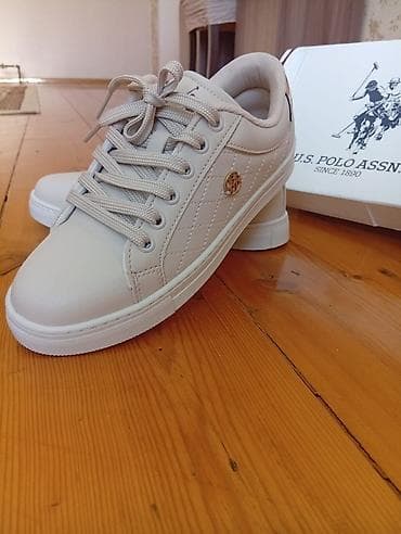 xez deri: Us Polo Assn, Ölçü: 36, rəng - Bej, Yeni — 2