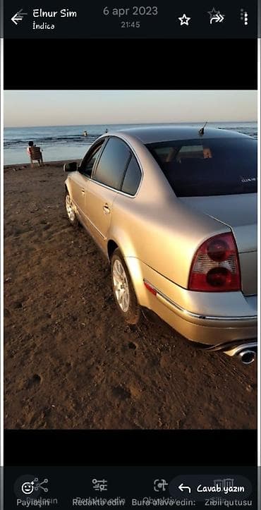 lada kalina 2008: Volkswagen Passat sedan – qızılı rəng. Xüsusiyyətlər: ili 2002 hec — 4