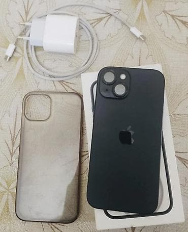 IPhone 15, 128 GB, Qara, Face ID