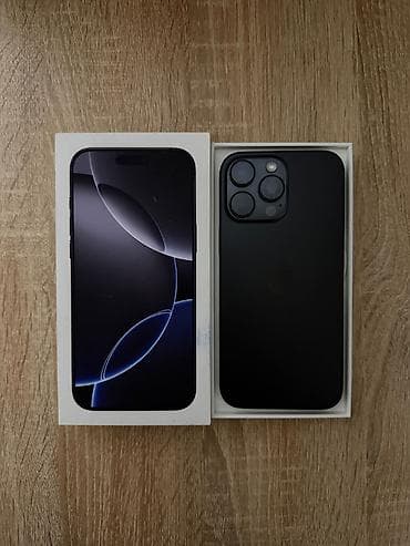 11 telefon: IPhone 16 Pro Max, 256 GB, Black Titanium, Simsiz şarj, Face ID, Sənədlərlə — 2