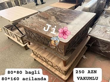 Jurnal masası, Transformer, Mərmər, Kvadrat masa