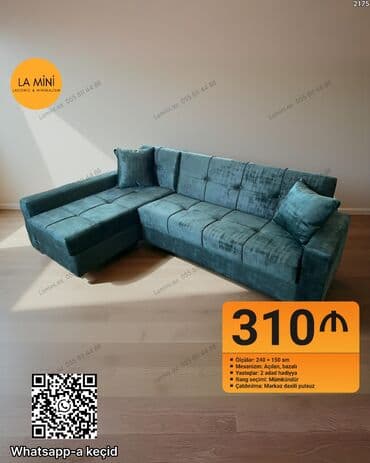 künc divanları 2020: Künc divan, Açılan, Bazalı, Parça, Şəhərdaxili pulsuz çatdırılma — 1