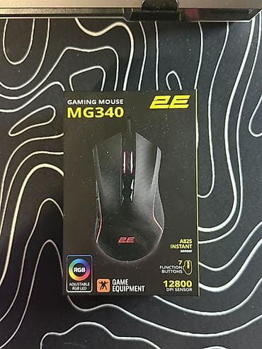 maus altlığı: 2E MG340 Gaming Mouse - Sensor: A825 Instant - Həssaslıq: 12 800 DPI — 4