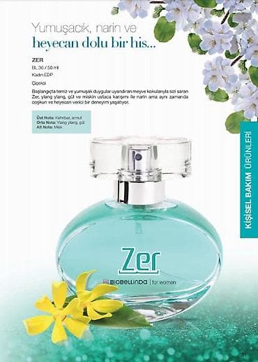 qadın kaşloku: Zer – qadınlar üçün Eau de Parfum (EDP), 50 ml Təsviri: - Yumşaq və — 1