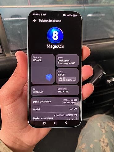 honor magic 7 pro qiymeti: Honor X8b, rəng - Gümüşü — 6