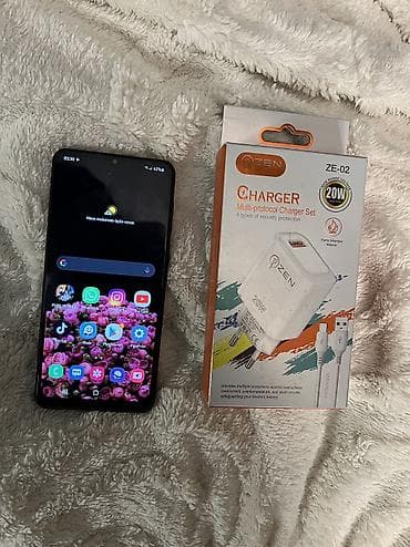 soba satilir: Samsung Galaxy A02, 32 GB, rəng - Qara, Sensor — 2