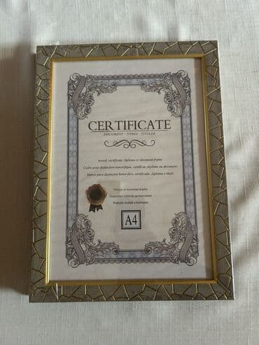 Alətlər: Çərçivə А4 (21 x 29.7 sm), Plastik — 9