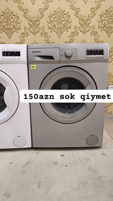 a 6: Paltaryuyan maşın Sharp, 6 kq, Avtomat, Qurutmasız, Kredit yoxdur — 1