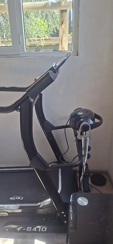 Facile Fitness F-6410 qaçış trenajoru - Elektrikli qaçış yolu, geniş — 5