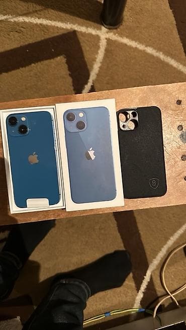 iphone satilir: IPhone 13 mini, 128 GB, Mavi, Face ID — 1