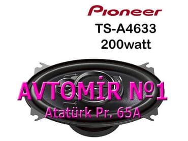pioneer ts 6975 v3: Dinamik "pioneer tsa4633 200watt" bundan başqa hər növ avtomobi̇l — 1