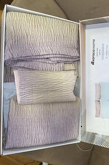 evde sam yandirmaq: Yataq üçün Yeni Xovlu Yataq örtüyü, Ünvandan götürmə, Ödənişli çatdırılma, Rayonlara çatdırılma — 2