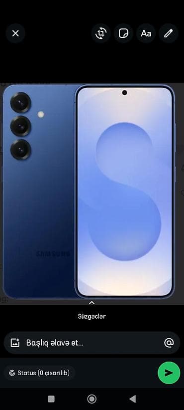 Samsung Galaxy S5, 256 GB, rəng - Göy, Simsiz şarj