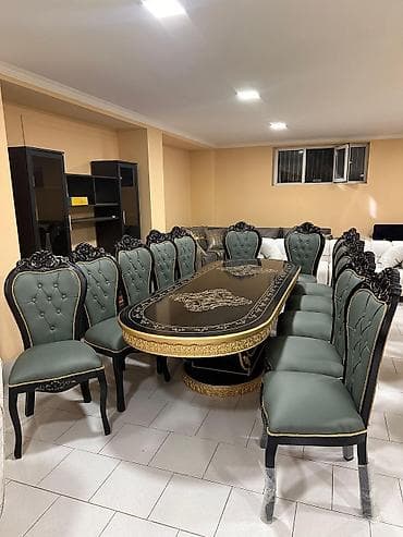 Qonaq otağı üçün, Yeni, Açılmayan, Oval masa, 12 stul lalafo.az -da Qonaq otağı üçün, Yeni, Açılmayan, Oval masa, 12 stul