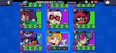 ufc 4 disk: Brawl Stars hesabı – 33,012 qəhrəman gücü (üst paneldə görünür) — 9