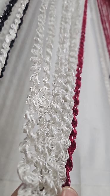 Dekorativ iplərdən pərdə – “ip pərdə/saçak pərdə” Eni - 3 metr