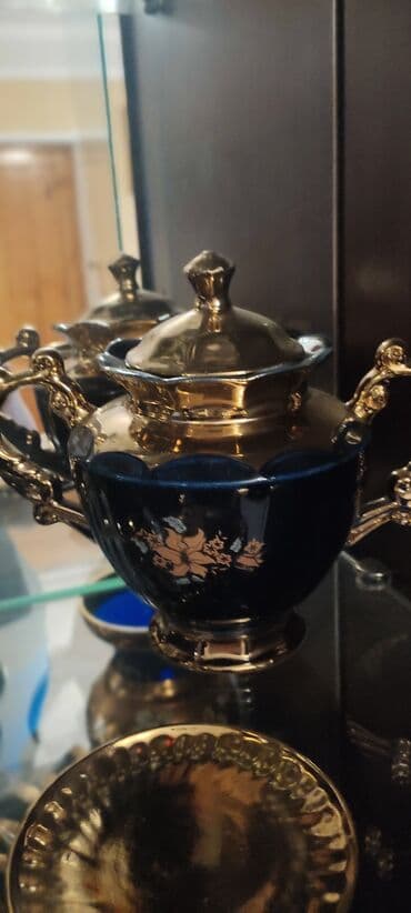 сахарница: Çay dəsti, rəng - Göy — 1