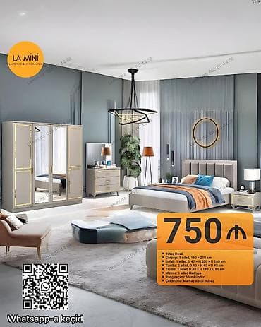 LA MiNi yataq dəsti – lakonik və minimal dizayn -Komplektasiya: •