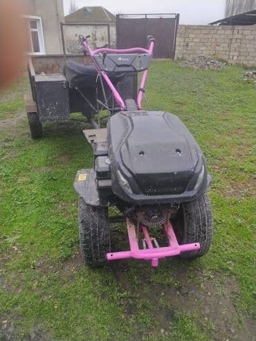 gübre: Motoblok qoşqu+frez ilə (0703739145) - Güclü benzin mühərrikli — 2