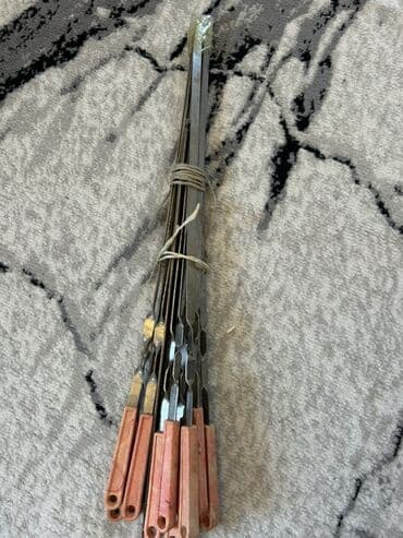 Daewoo: Manqal şişləri dəsti - Material: paslanmayan polad gövdə, isti tutuş — 1