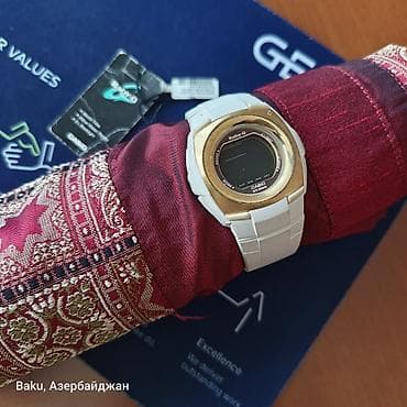 Ювелирные изделия: Наручные часы, Casio, цвет - Белый — 1