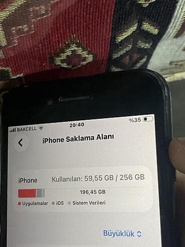 iphone se 2020 bakida: IPhone SE 2020, 256 GB, Qara, Barmaq izi — 8