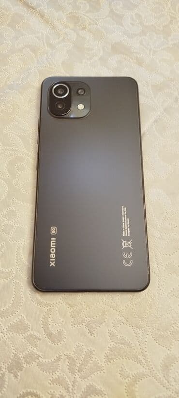 vinil telefon ucun: Xiaomi 11 Lite, 128 GB, rəng - Qara, 
 İki sim kartlı — 3